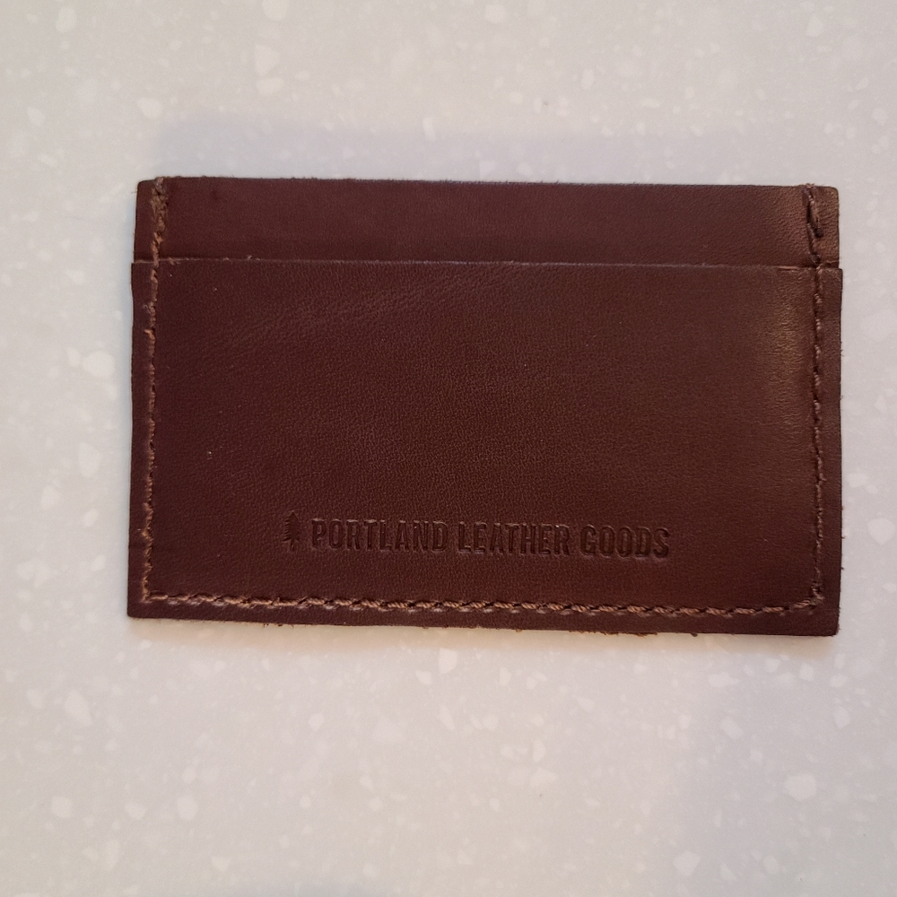 Cognac card holder